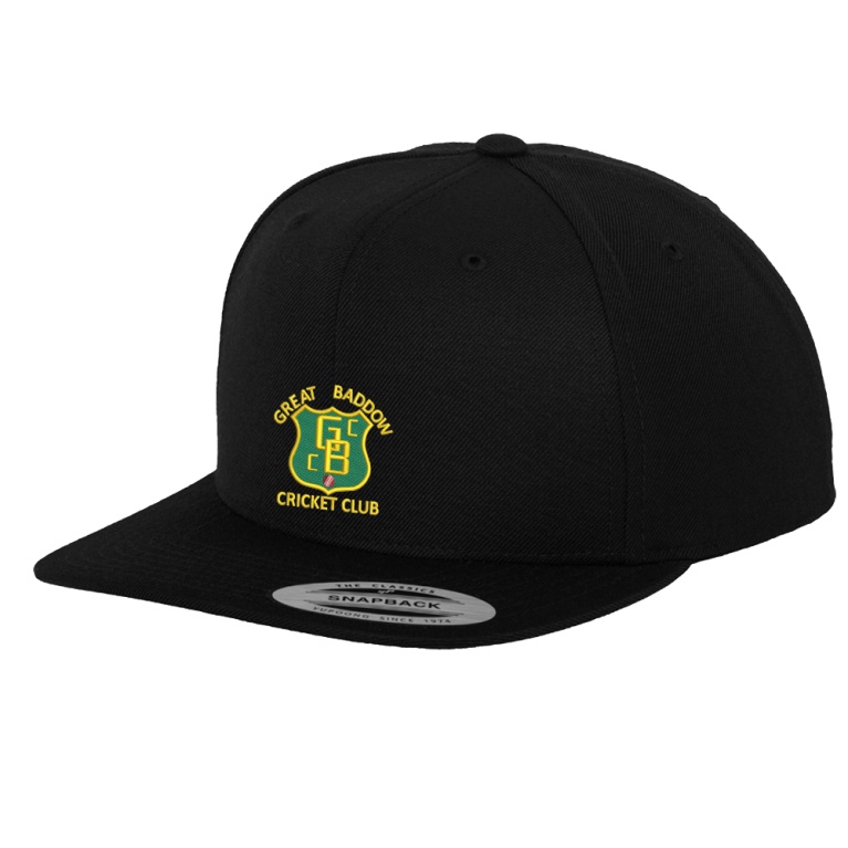 Classic Snapback Cap Black